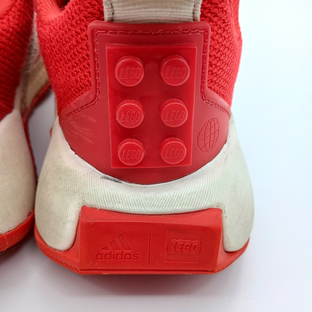 Adidas x LEGO Sport Kids Sneakers Red White Size‎ 3.5Y - Picture 6 of 11